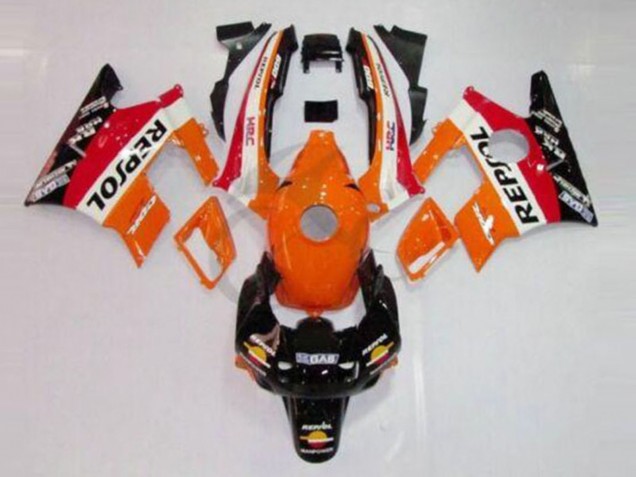 Comprar Carenados Moto Honda CBR600 F2 1991-1994 - Naranja Blanco Rojo Negro Brillante Repsol