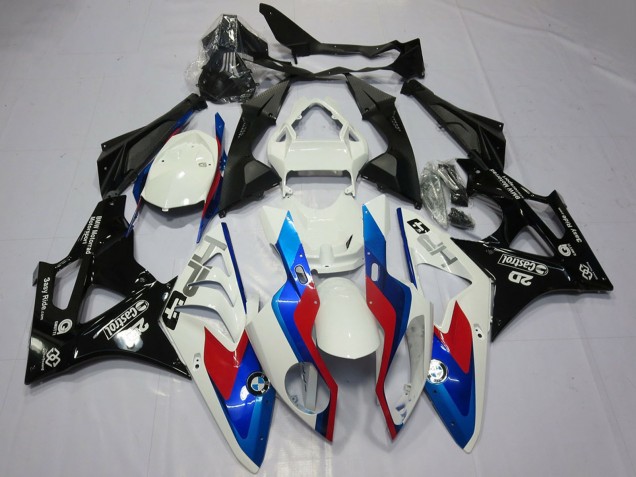 Comprar Carenados Moto BMW S1000RR 2009-2014 - Blanco Rojo Azul Negro Brillante Castrol OEM Estilo