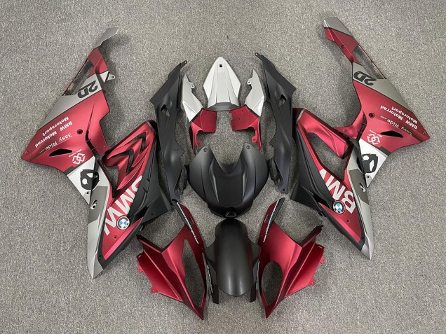 Comprar Carenados Moto BMW S1000RR 2009-2014 - Rojo Negro Mate