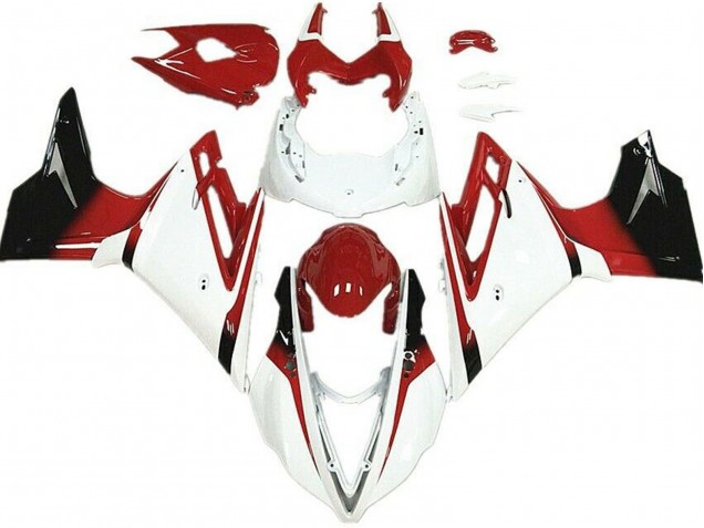 Comprar Carenados Moto Triumph Daytona 675 2013-2016 - Blanco Rojo Negro Brillante