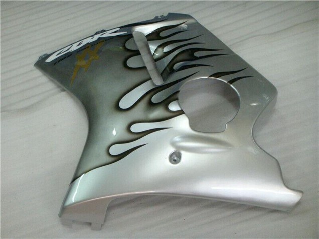 Comprar Carenado Moto Honda CBR1100XX Blackbird 1996-2007 - Plata Negro Llama