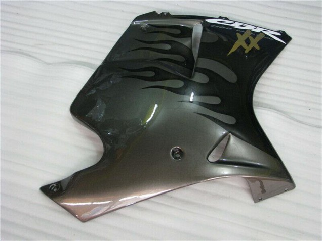 Comprar Carenados Moto Honda CBR1100XX Blackbird 1996-2007 - Negro Brillante Plata Llama