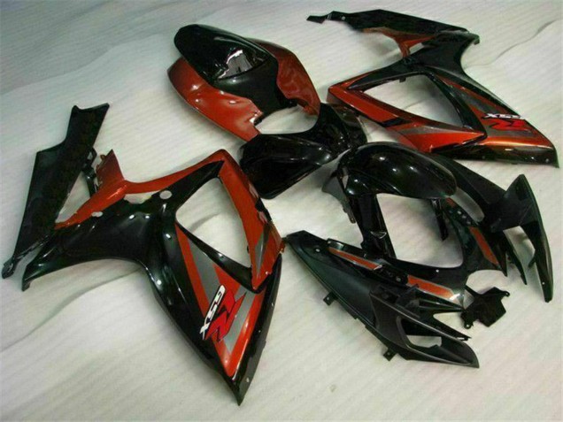 Comprar Carenados Moto Suzuki GSXR 600/750 2006-2007 - Negro Brillante Rojo