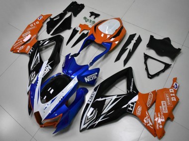 Comprar Carenados Moto Suzuki GSXR 600/750 2008-2010 - Naranja Azul Blanco Negro Brillante