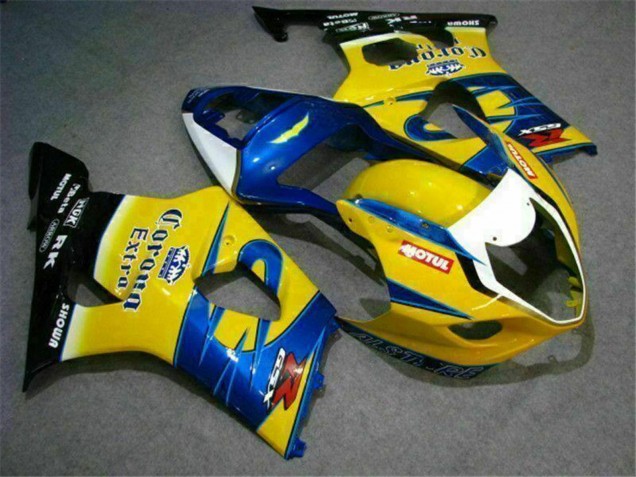 Comprar Carenados Moto Suzuki GSXR 1000 2003-2004 - Amarillo Azul Blanco Rojo Corona Motul