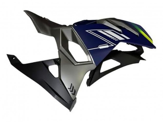 Comprar Carenados Moto Kawasaki Ninja 500 EX500R 2024-2026 - Azul Blanco Amarillo Plata Negro
