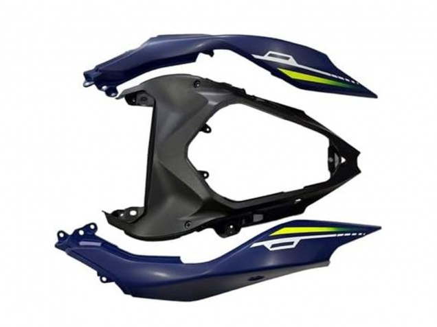 Comprar Carenados Moto Kawasaki Ninja 500 EX500R 2024-2026 - Azul Blanco Amarillo Plata Negro