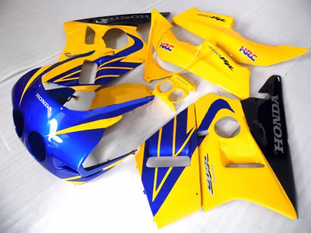 Comprar Carenados Moto Honda CBR400RR NC23 1987-1989 - Amarillo Azul Negro Brillante