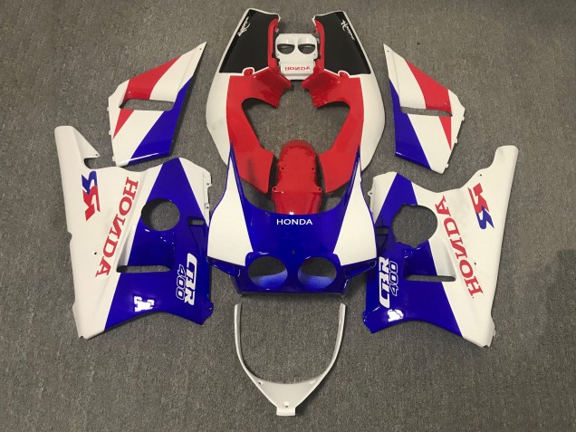 Comprar Carenado Moto Honda CBR400RR NC23 1987-1989 - Blanco Rojo Azul
