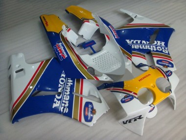 Comprar Carenados Moto Honda VFR400R NC30 1988-1992 - Blanco Azul Amarillo Rothmans