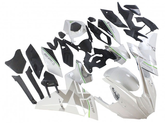 Comprar Carenados Moto Kawasaki Ninja H2 2015-2022 - Blanco Plata Verde