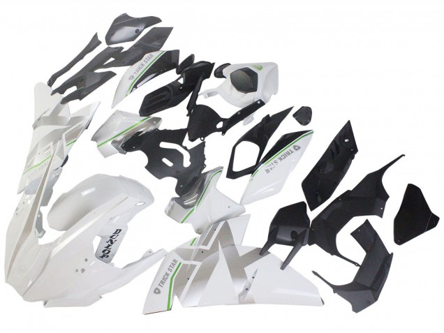 Comprar Carenados Moto Kawasaki Ninja H2 2015-2022 - Blanco Plata Verde