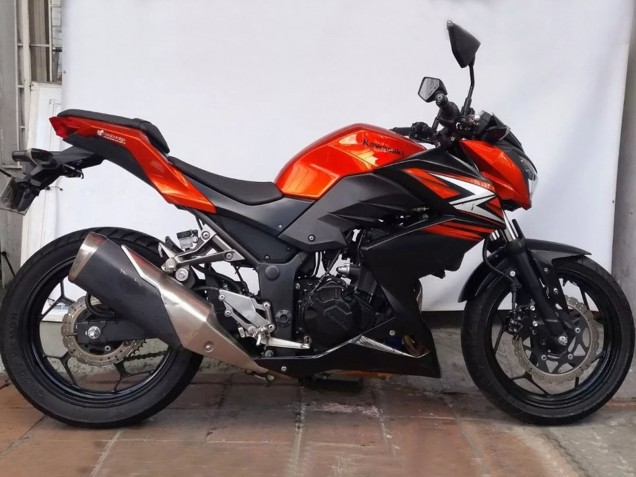 Comprar Carenados Moto Kawasaki Z250/Z300 2015-2016 - Naranja Rojo Negro Mate