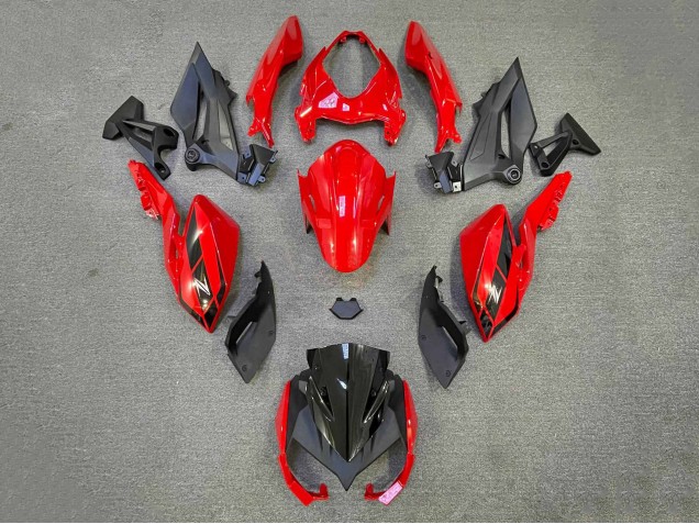 Comprar Carenados Moto Kawasaki Z400 2018-2024 - Rojo Negro Mate