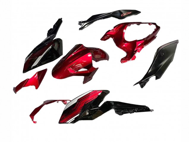 Comprar Carenados Moto Kawasaki Z400 2018-2024 - Rojo Caramelo Negro Brillante