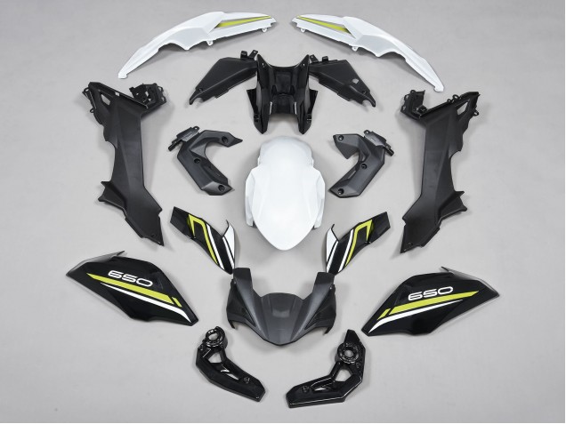 Comprar Carenados Moto Kawasaki Ninja Z650 2017-2019 - Negro Blanco Amarillo