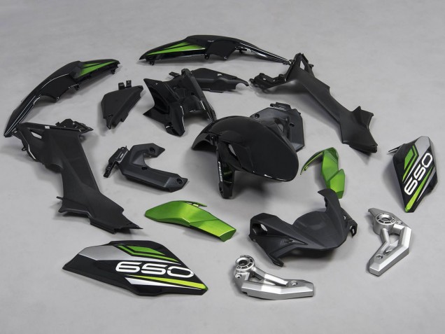 Comprar Carenados Moto Kawasaki Ninja Z650 2017-2019 - Negro Verde Plata