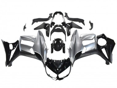 Comprar Carenados Moto Kawasaki Z1000SX 2010-2016 - Negro Brillante Plata