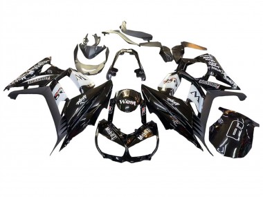Comprar Carenados Moto Kawasaki Z1000SX 2010-2016 - Negro Brillante Oro Blanco Mobil West