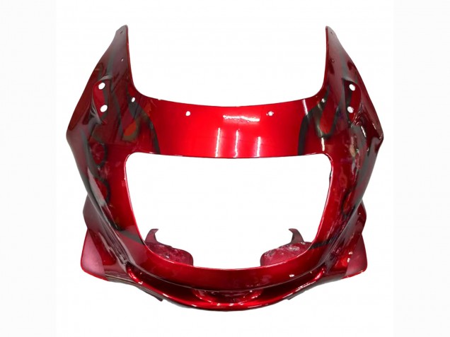 Comprar Carenados Moto Kawasaki ZZR600 1998-2003 - Rojo Negro Llama
