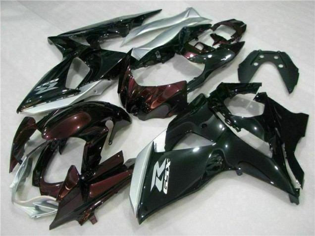 Comprar Carenados Moto Suzuki GSXR 1000 2009-2016 - Negro Brillante Plata Blanco