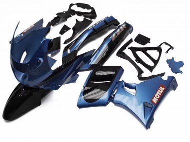 Comprar Carenados Moto Kawasaki ZZR600 1998-2003 - Azul Negro Rojo Motul
