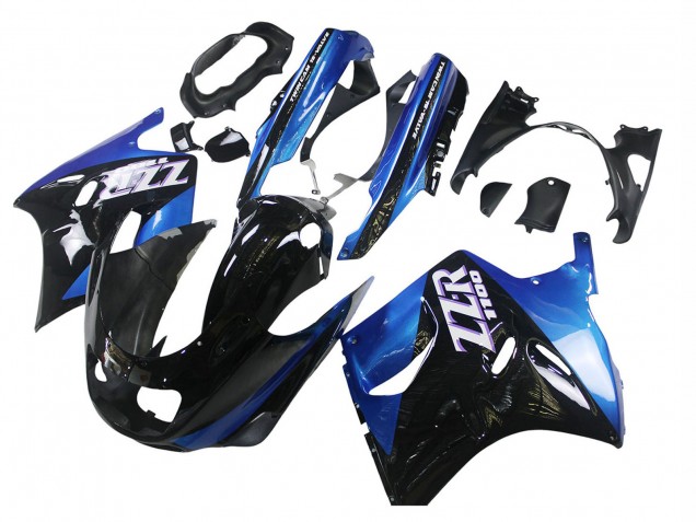Comprar Carenados Moto Kawasaki ZZR1100 1990-1992 - Azul Negro Brillante