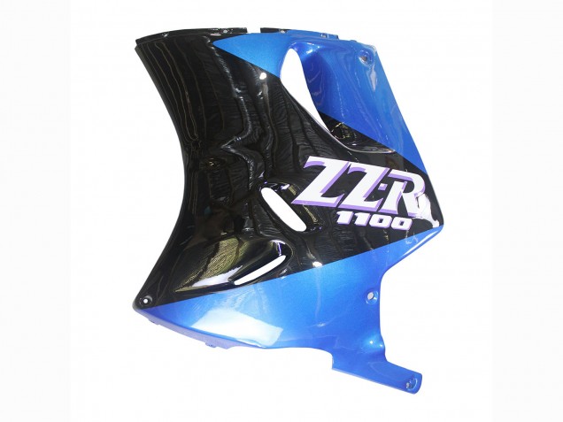 Comprar Carenados Moto Kawasaki ZZR1100 1990-1992 - Azul Negro Brillante