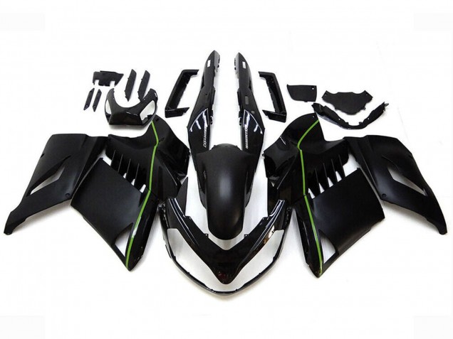 Comprar Carenados Moto Kawasaki GTR1400/ZG1400 2007-2009 - Negro Mate Verde Línea