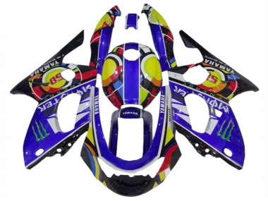 Comprar Carenados Moto Yamaha YZF600R Thundercat 1996-2007 - Azul Negro Blanco Amarillo Monstruo 46