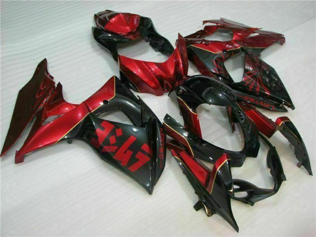 Comprar Carenados Moto Suzuki GSXR 1000 2009-2016 - Rojo Negro Brillante