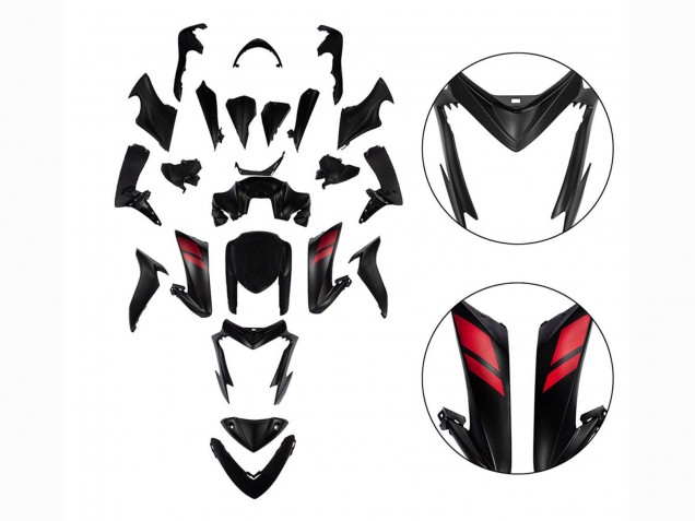 Comprar Carenados Moto Suzuki GSX-S 1000 2015-2020 - Negro Rojo