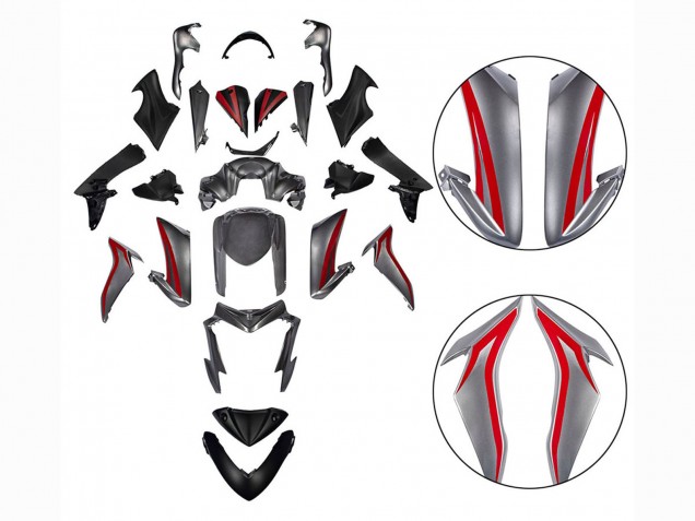 Comprar Carenados Moto Suzuki GSX-S 1000 2015-2020 - Rojo Plata