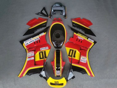 Comprar Carenados Moto Suzuki RG400 RG500 RG400/500 1984-1987 - Rojo Amarillo Negro 10