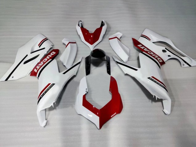 Comprar Carenados Moto Ducati Panigale V2 2020-2024 - Blanco Rojo Negro Brillante