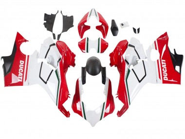 Comprar Carenados Moto Ducati Panigale V4 V4S 2018-2019 - Blanco Rojo Negro Mate