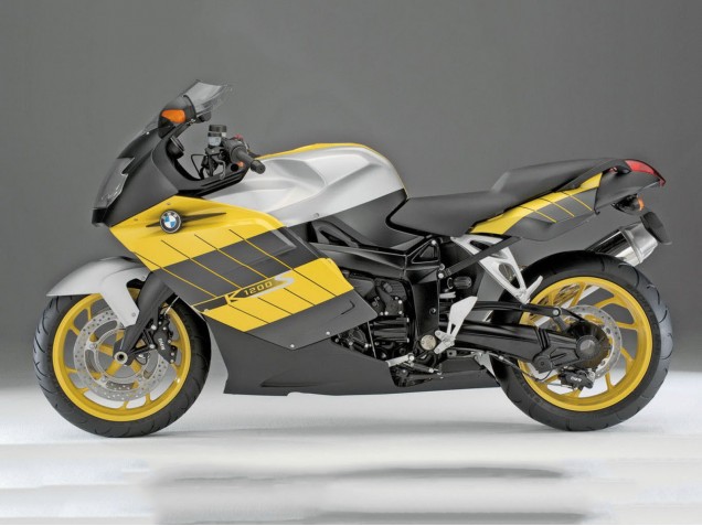 Comprar Carenados Moto BMW K1200S 2005-2010 - Amarillo Plata Negro Mate