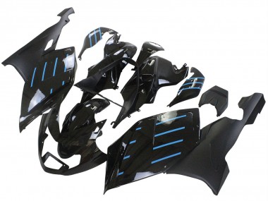 Comprar Carenados Moto BMW K1200S 2005-2010 - Negro Brillante Negro Mate Azul Línea