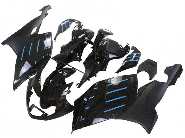 Comprar Carenados Moto BMW K1200S 2005-2010 - Negro Brillante Negro Mate Azul Línea