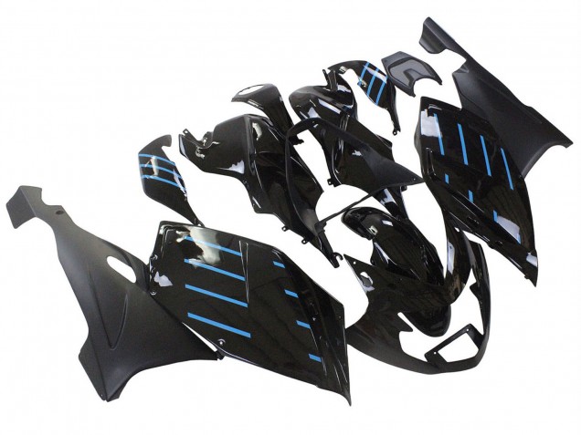 Comprar Carenados Moto BMW K1200S 2005-2010 - Negro Brillante Negro Mate Azul Línea