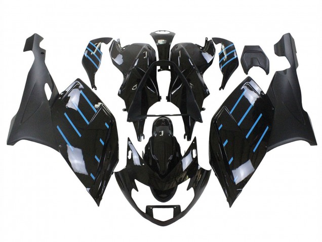 Comprar Carenados Moto BMW K1200S 2005-2010 - Negro Brillante Negro Mate Azul Línea