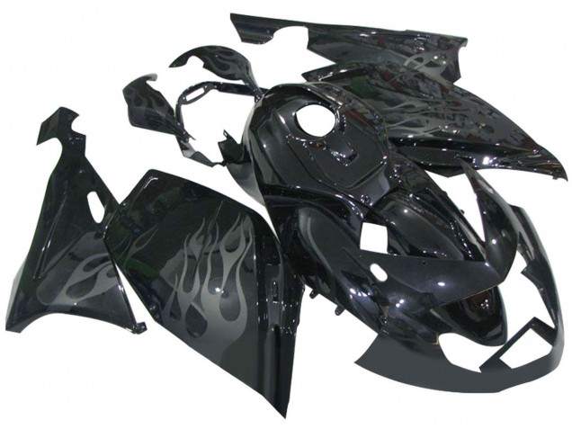 Comprar Carenados Moto BMW K1200S 2005-2010 - Negro Brillante Gris Llama