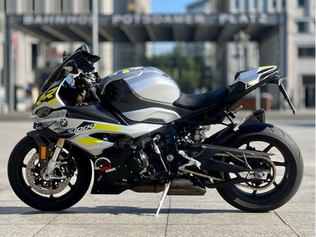 Comprar Carenados Moto BMW S1000RR 2023-2024 - Plata Amarillo FibraCarbono