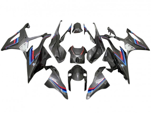 Comprar Carenado Moto BMW S1000RR 2019-2022 - Negro Azul Rojo FibraCarbono
