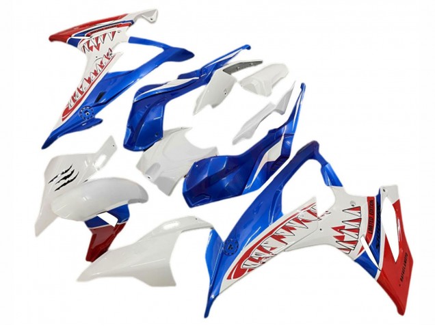 Comprar Carenados Moto BMW S1000RR 2019-2022 - Blanco Azul Rojo Tiburón