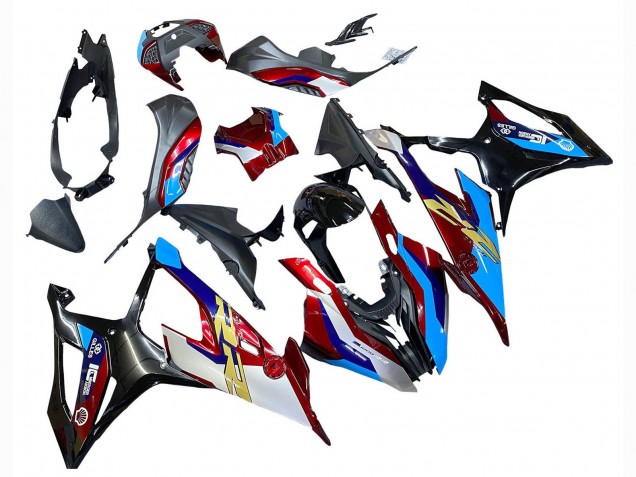 Comprar Carenado Moto BMW S1000RR 2019-2022 - Blanco Azul Rojo Negro