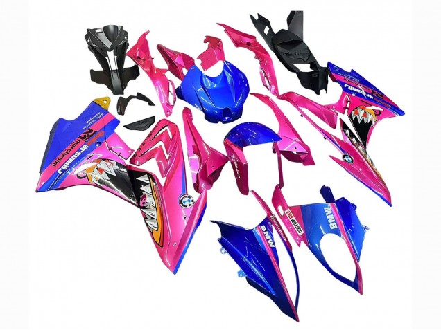 Comprar Carenados Moto BMW S1000RR 2017-2018 - Rosa Azul Amarillo Tiburón