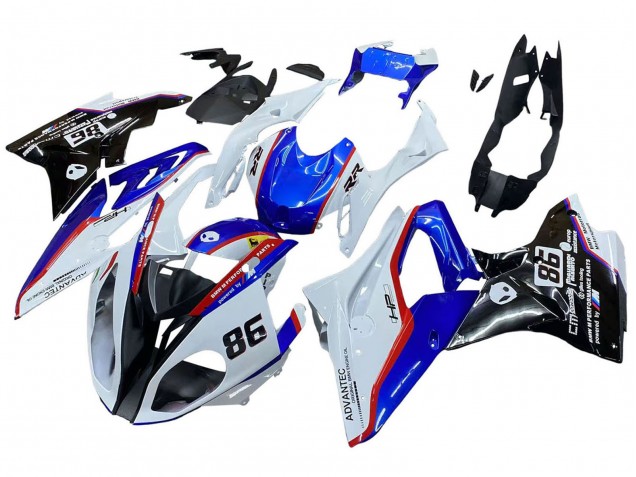 Comprar Carenado Moto BMW S1000RR 2017-2018 - Blanco Azul Rojo Negro Brillante