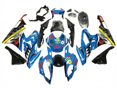 Comprar Kits Carenado Moto BMW S1000RR 2015-2016 - Amarillo Azul Negro Tiburón