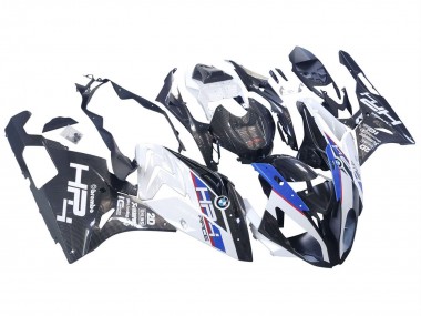 Comprar Carenados Moto BMW S1000RR 2015-2016 - Blanco Azul Negro FibraCarbono